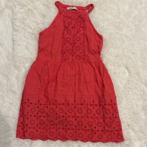 Stylish coral colored Kids Dress